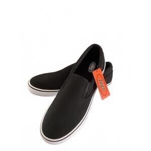 Lugz Men's Black Slip-On Canvas Shoes